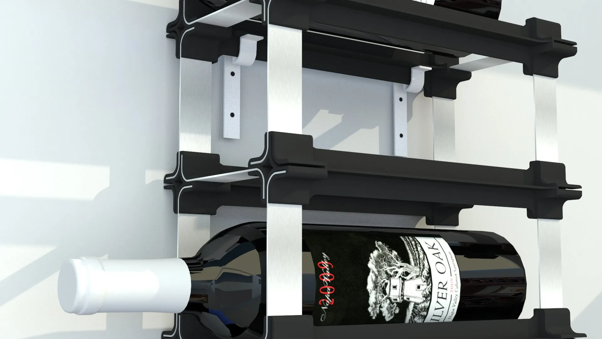 NOOK 3 BOTTLE WINE RACK KIT