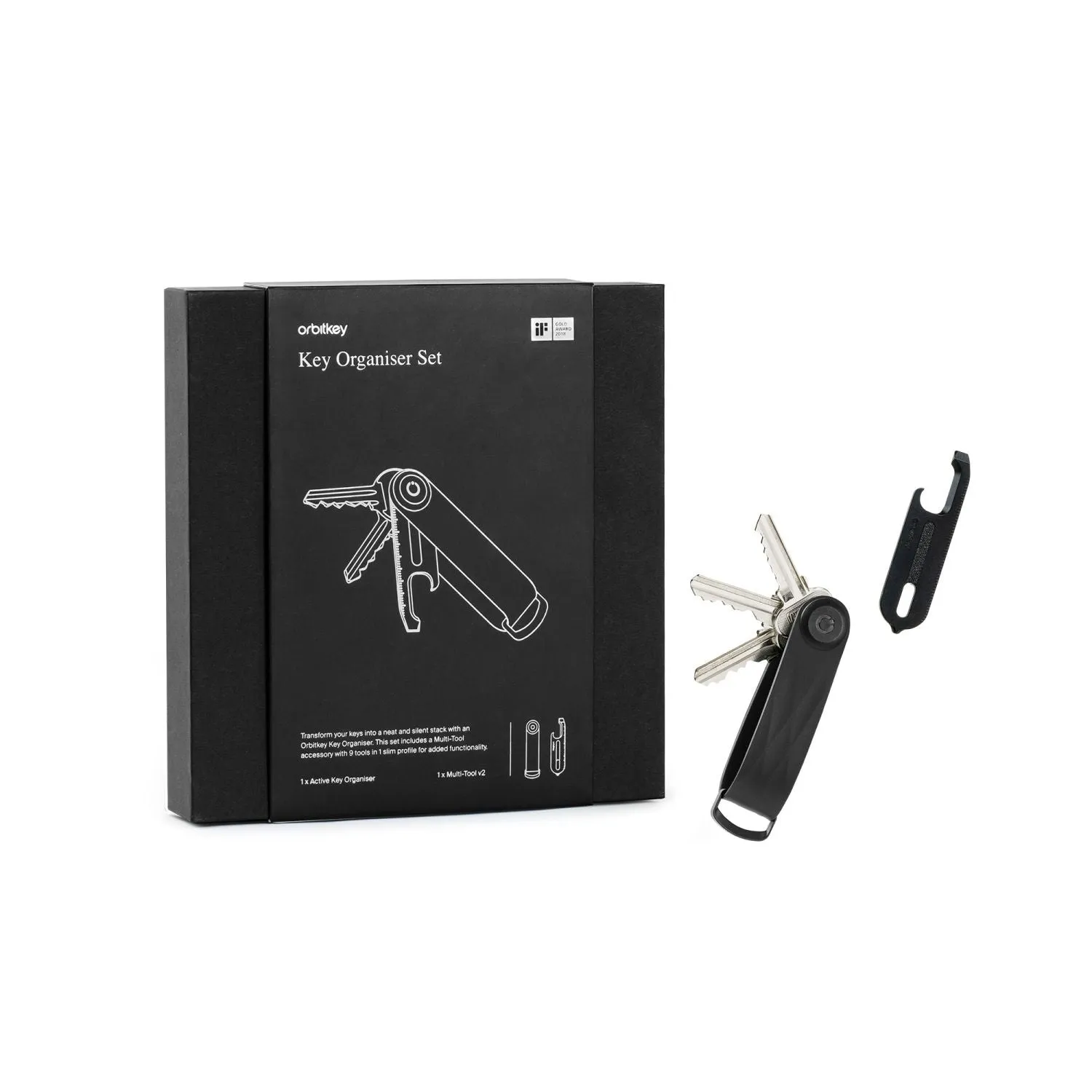 Orbitkey 2.0 Active Key Organizer Set   Multi-Tool