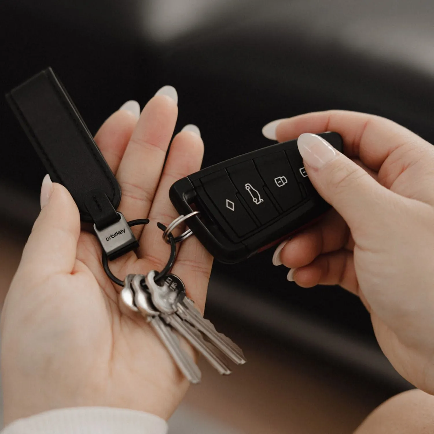 Orbitkey Loop Keychain Leather