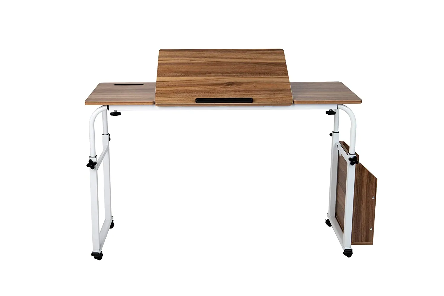 Over Bed Table Adjustable Home-Office-desks, Brown