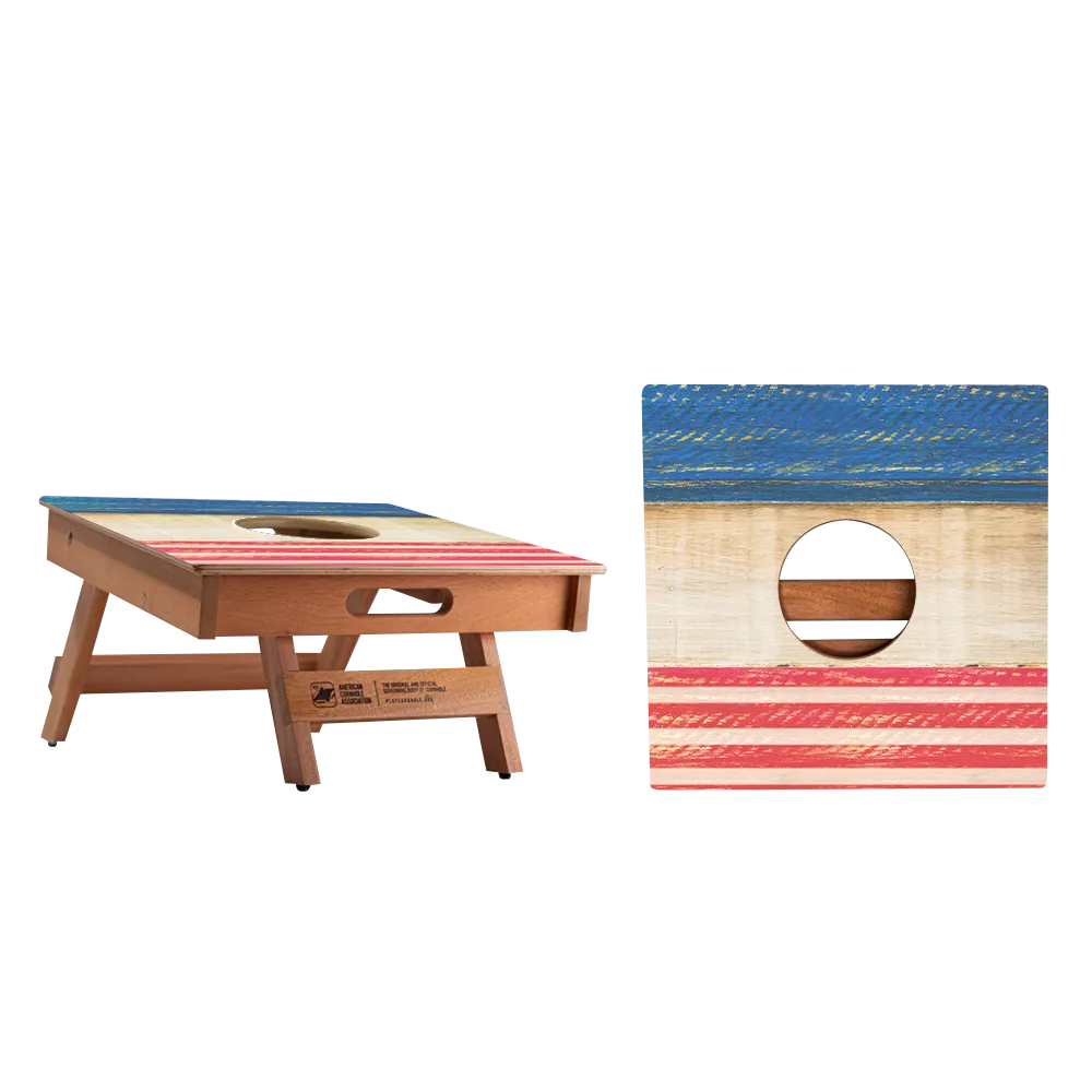 Patriotic Stripes Cornhole Airmail Box