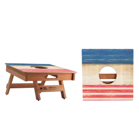Patriotic Stripes Cornhole Airmail Box