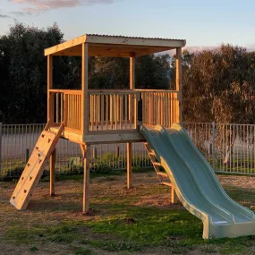 Platform with Roof & Double Slide