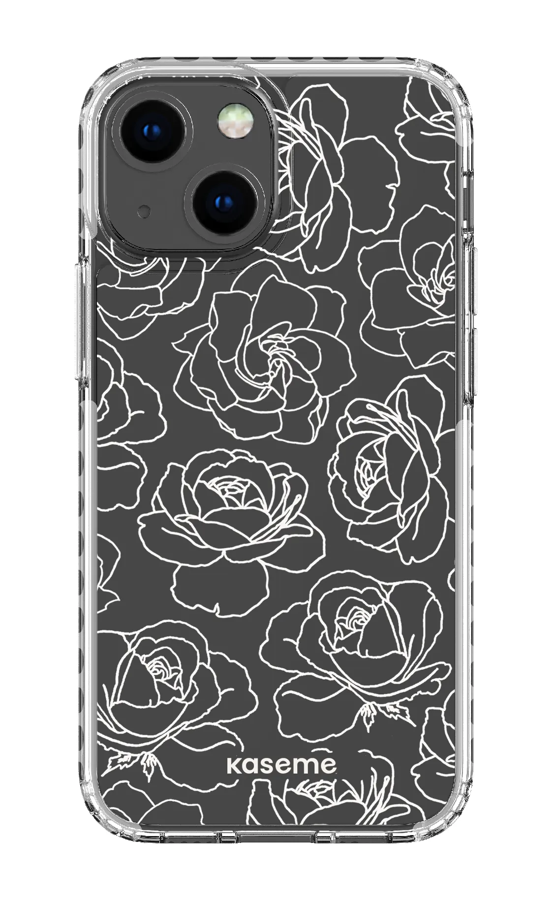 Polar Flowers Clear Case