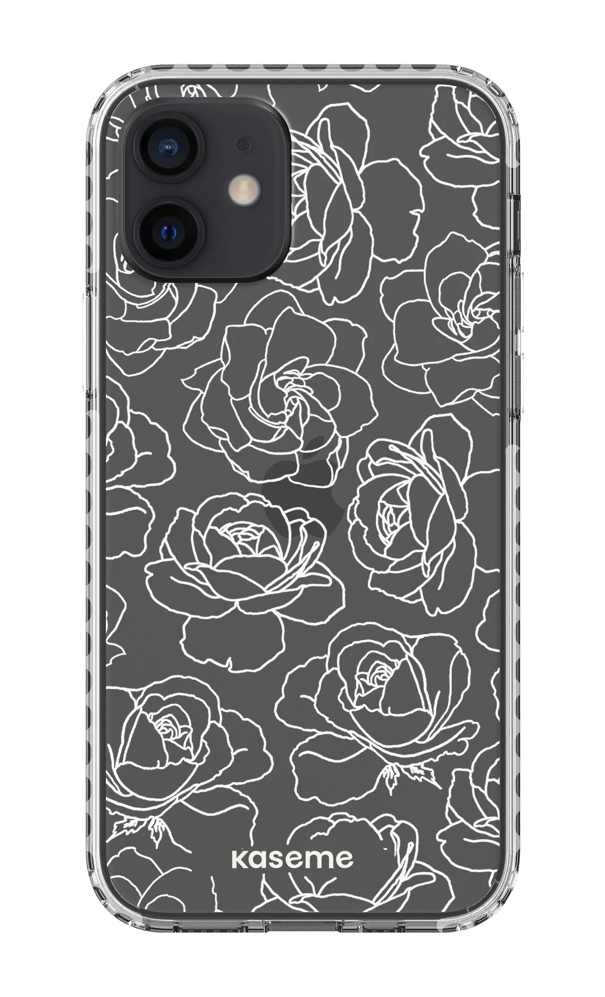 Polar Flowers Clear Case