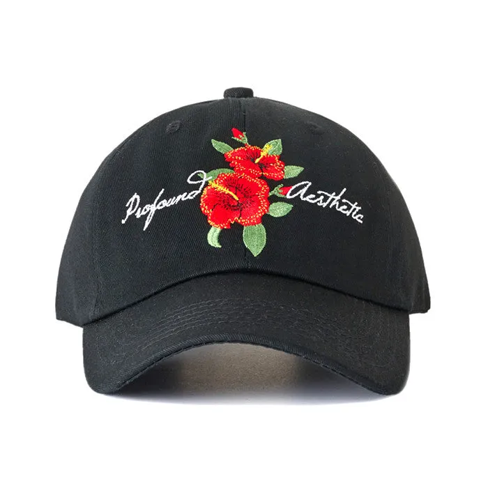 Profound Co. Black Hibiscus Hat