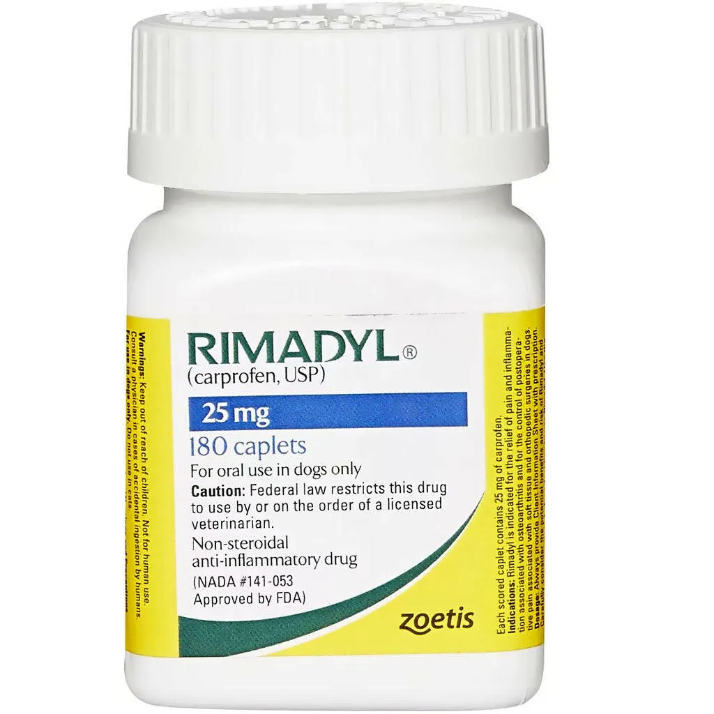 Rimadyl (Carprofen) Caplets, 25mg
