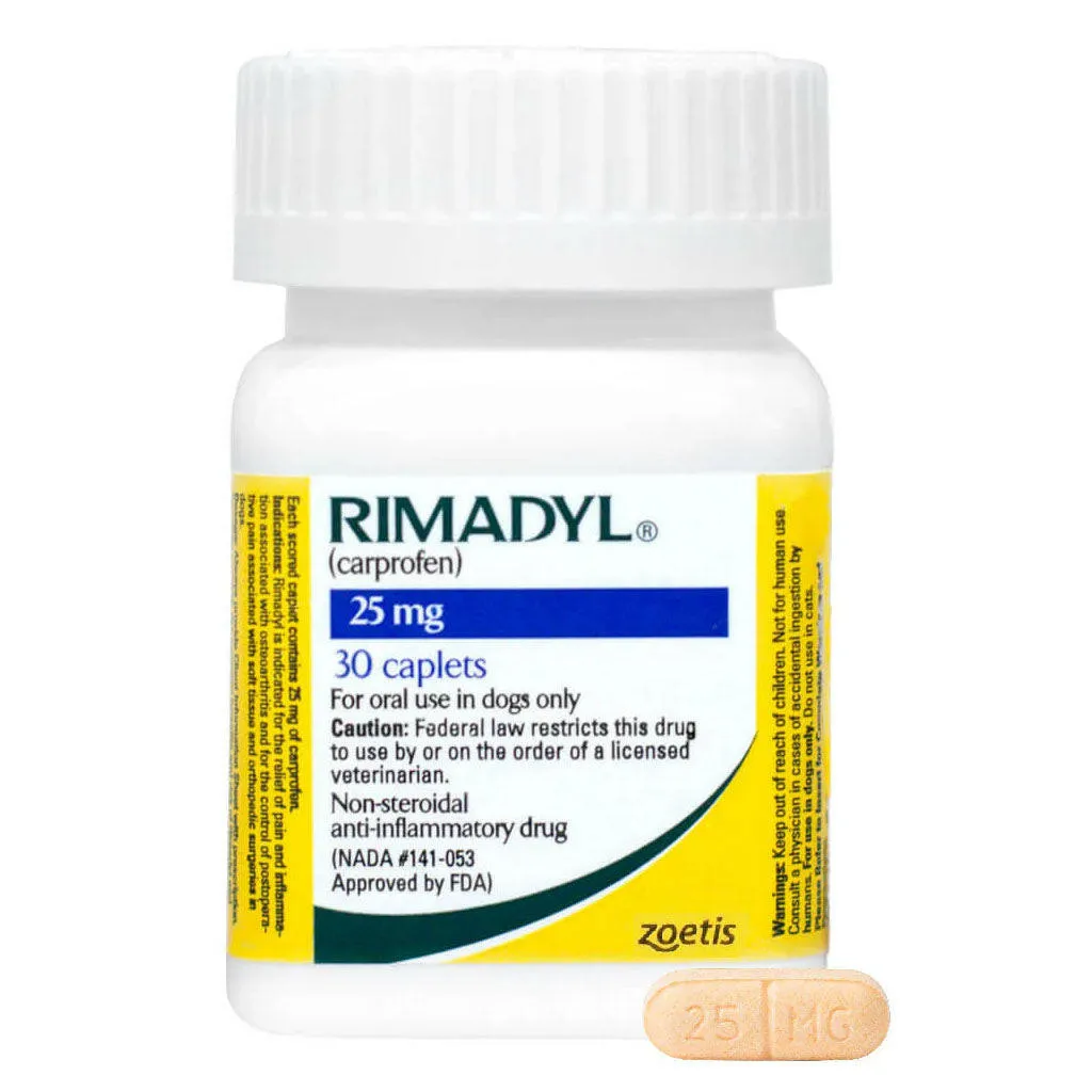 Rimadyl (Carprofen) Caplets, 25mg