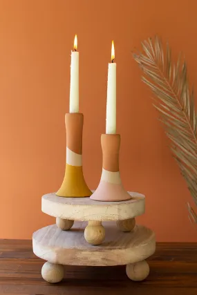 Round Wooden Risers