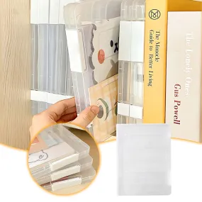 School Supplies Transparent A4 File Storage Box Ideal Organizer For Home And Office Documents Manuals And Students for Back to School Office