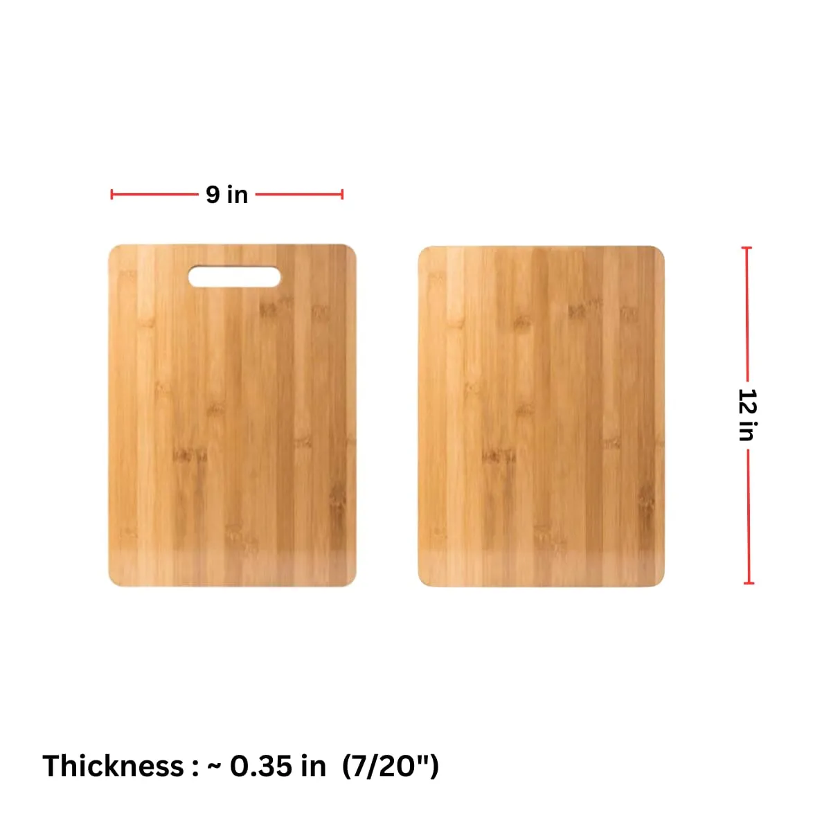 (Set of 12) 12x9" Bulk Plain Blank Bamboo Serving Tray, Charcuterie, Cutting, Chopping Boards for Engraving, Gift