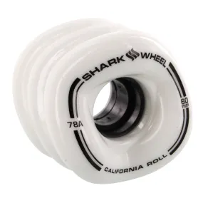 Shark Wheels California Roll 60mm 78a - White (Set of 4)