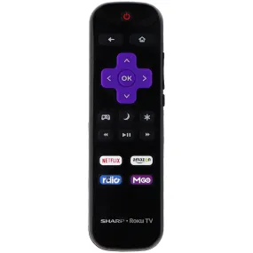 Sharp Remote (LC-RCRUS-16) for Sharp TVs - Black (Netflix/Amazon/Rdio/MGo)
