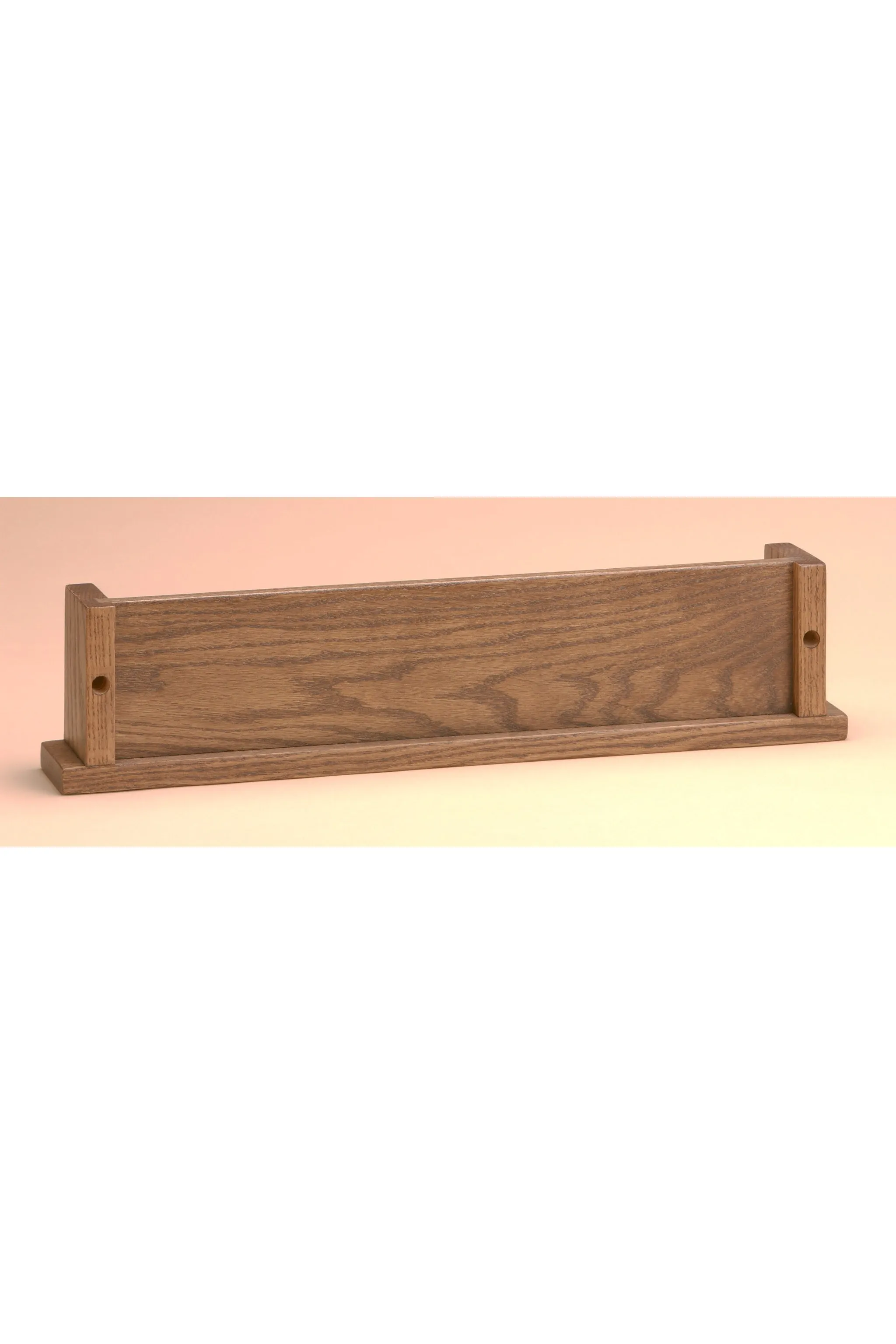 Solid Oak Pew Rack-RU385
