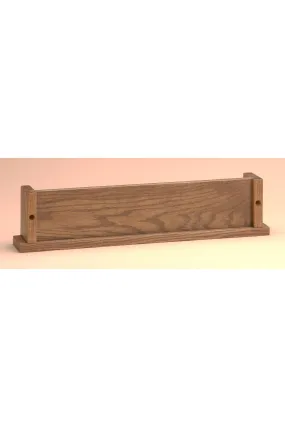 Solid Oak Pew Rack-RU385