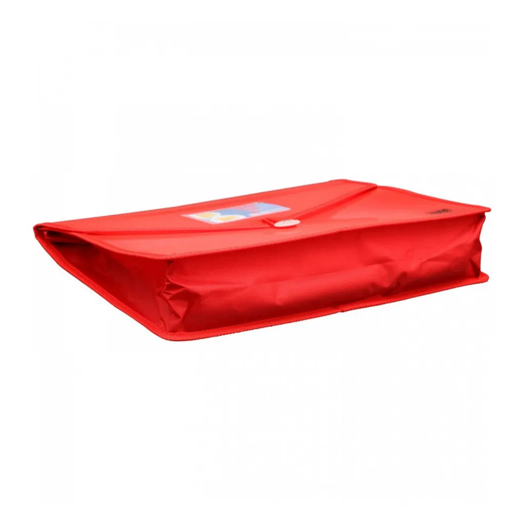 Solo Flexi Document Bag With Xtra Net Pocket Red A4 DC 554
