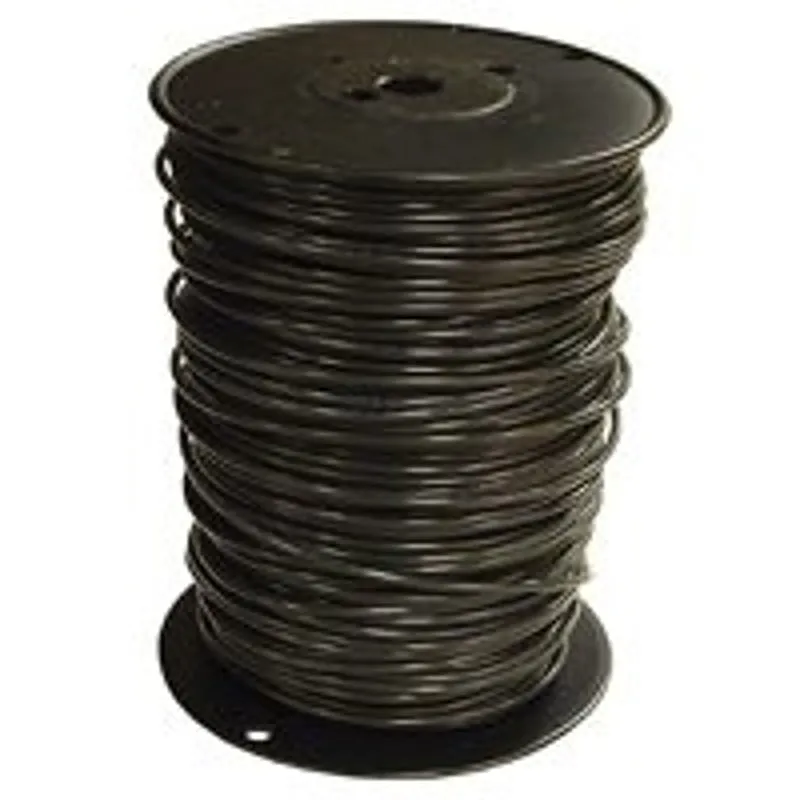 Southwire 10BK-SOLX500 Building Wire, 10 AWG Wire, 1 -Conductor, 500 ft L, Copper Conductor, Nylon Sheath :SPOOL: QUANTITY: 1