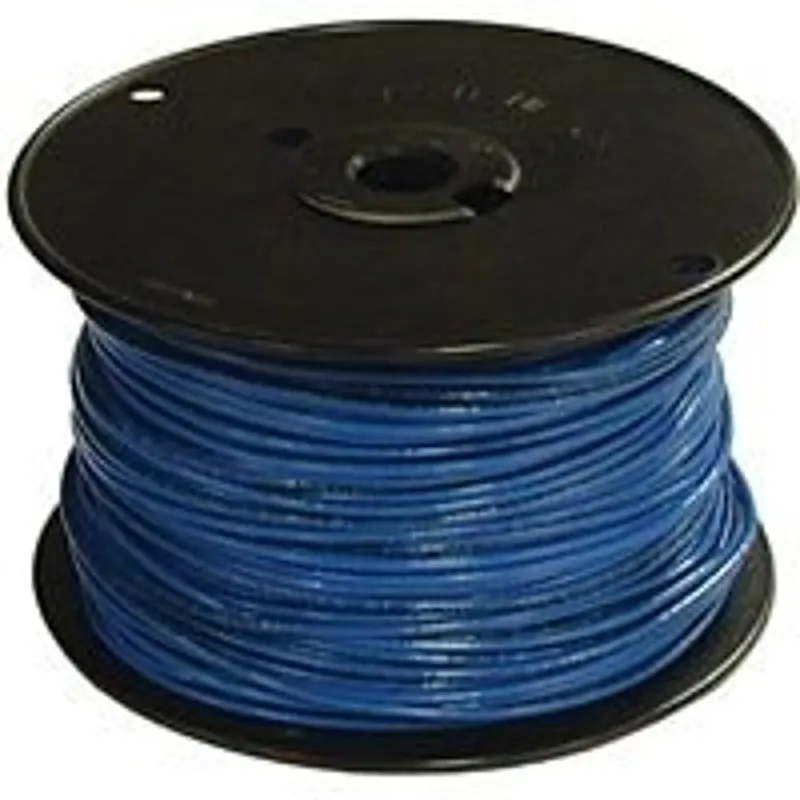 Southwire 10BLU-SOLX500 Building Wire, 10 AWG Wire, 1 -Conductor, 500 ft L, Copper Conductor, Nylon Sheath :SPOOL: QUANTITY: 1