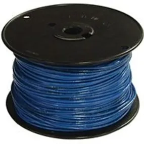 Southwire 10BLU-SOLX500 Building Wire, 10 AWG Wire, 1 -Conductor, 500 ft L, Copper Conductor, Nylon Sheath :SPOOL: QUANTITY: 1