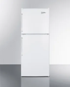 Summit 19" Wide Two-Door Refrigerator-Freezer with Towel Bar Handles - FF71ESTB