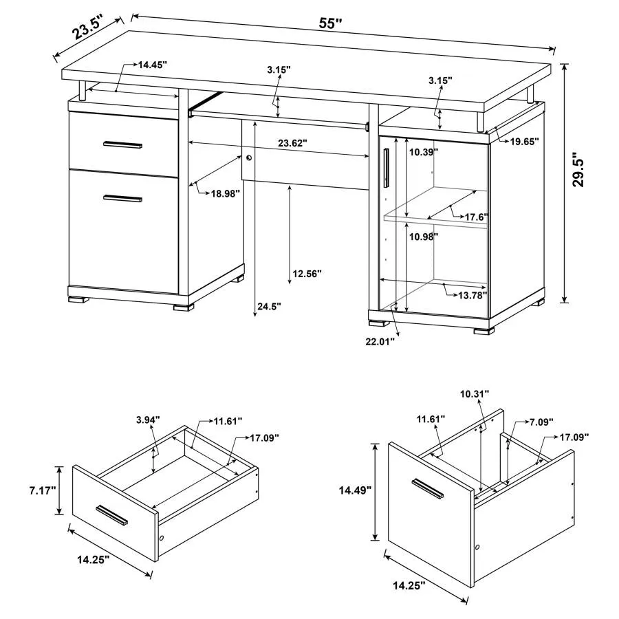 Tracy Brown Computer Desk