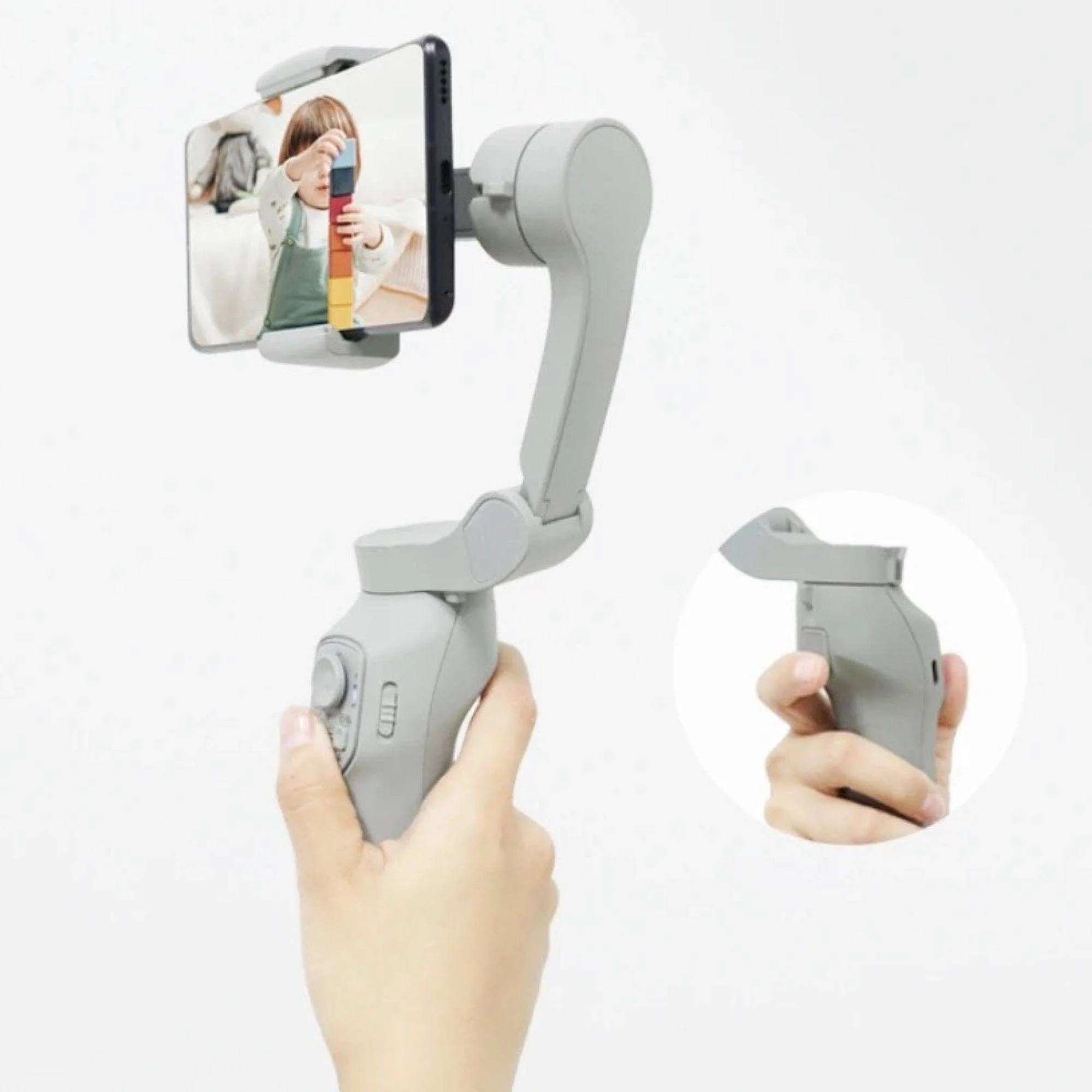 TUTT L7C Pro   AI Module | 3 Axis Pro Handheld Anti-shake Smartphone Selfie Stick Phone Gimbal Stabilizer with Tripod | AI Auto Face Tracking Module Vlog YouTube