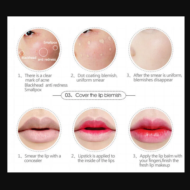 US Mushroom Head Air Cushion BB CC Cream Concealer Foundation Stick Moisturizing