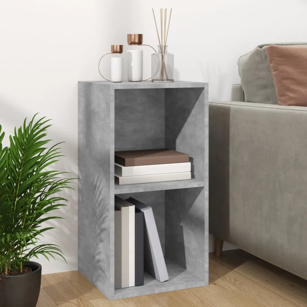 vidaXL Vinyl Storage Box Concrete Grey 71x34x36 cm Engineered Wood