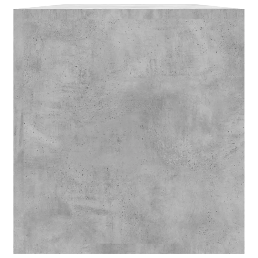 vidaXL Vinyl Storage Box Concrete Grey 71x34x36 cm Engineered Wood