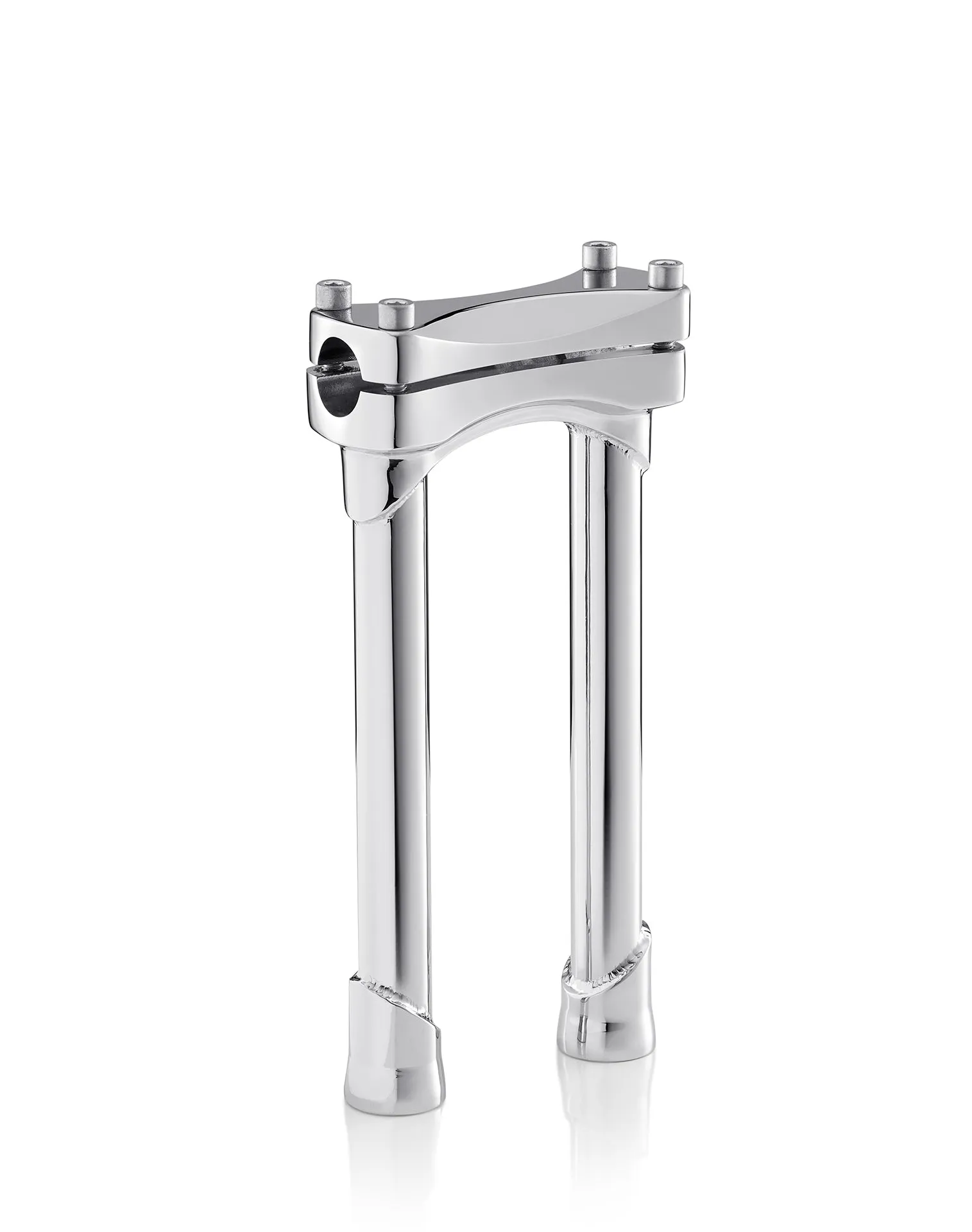 Viking Warlock 10" Handlebar Risers for Harley Dyna Street Bob FXDB/I Chrome