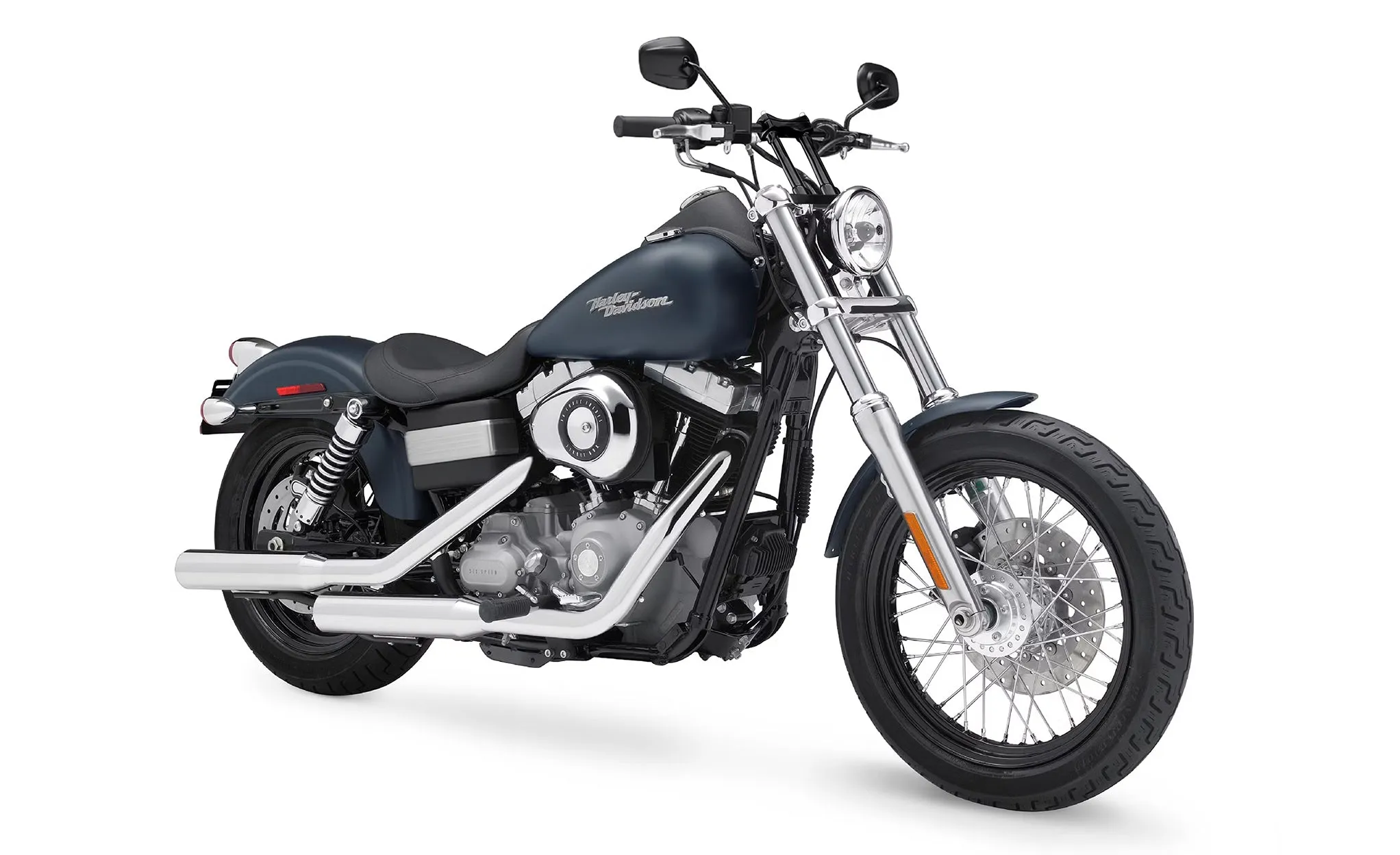 Viking Warlock 6" Handlebar Risers for Harley Dyna Switchback FLD Gloss Black