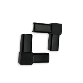 VintageView Helix Wine Rack Post Elbow Bracket (floating wine rack system component)