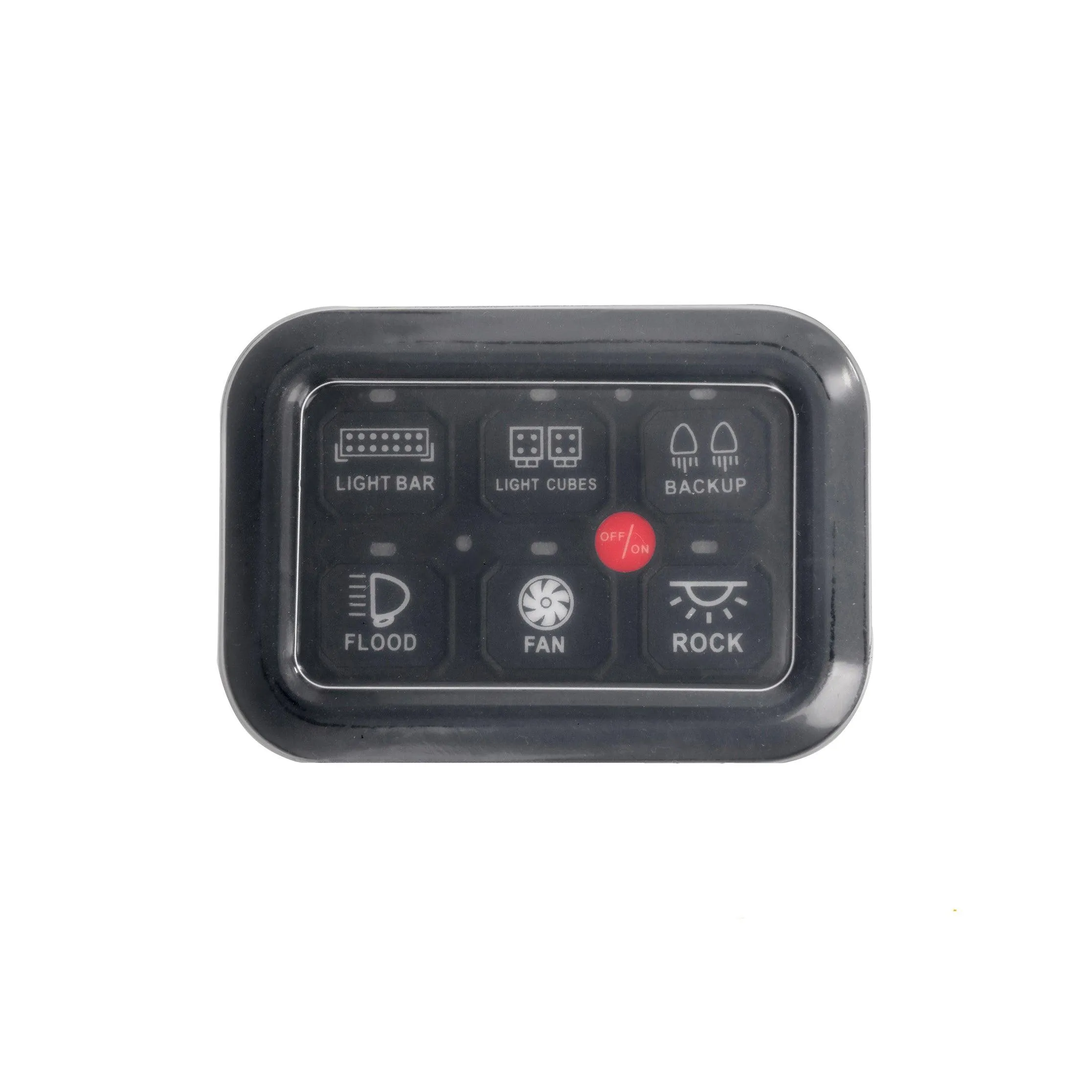 Waterproof Silicone Cover for 6 Gang Switch Panel